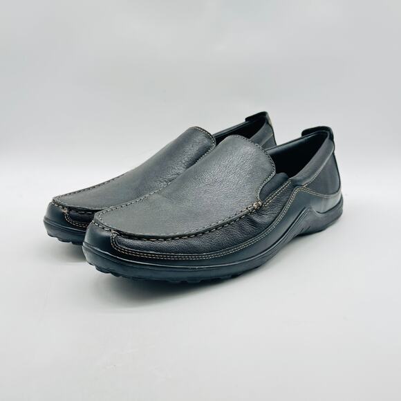 Cole Haan Shoes Mens 11 Black Leather Loafers Casual Driving Comfort Moccasin - Picture 4 of 12